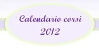 etichetta calendario corsi 2012